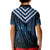 New Zealand Matariki Kid Polo Shirt Galaxy Poutama Motifs