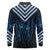 New Zealand Matariki Long Sleeve Polo Shirt Galaxy Poutama Motifs