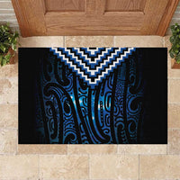 New Zealand Matariki Rubber Doormat Galaxy Poutama Motifs