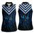New Zealand Matariki Women Sleeveless Polo Shirt Galaxy Poutama Motifs