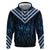 New Zealand Matariki Zip Hoodie Galaxy Poutama Motifs