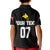 Personalised PNG Hunters Rugby Kid Polo Shirt Motuan Style LT7 - Polynesian Pride
