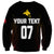 Personalised PNG Hunters Rugby Sweatshirt Motuan Style LT7 - Polynesian Pride