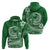 Polynesian Plumeria Hoodie Ride The Waves Green LT7 - Polynesian Pride