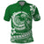 Polynesian Plumeria Polo Shirt Ride The Waves Green LT7 Green - Polynesian Pride