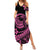 Polynesian Plumeria Summer Maxi Dress Ride The Waves - Pink LT7 Women Pink - Polynesian Pride