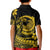 Polynesian Plumeria Kid Polo Shirt Ride The Waves - Yellow LT7 - Polynesian Pride
