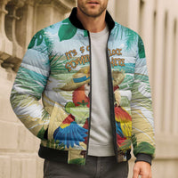 Aloha Hawaii It's 5 o'clock Somewhere Bomber Puffer Jacket LT7 - Polynesian Pride