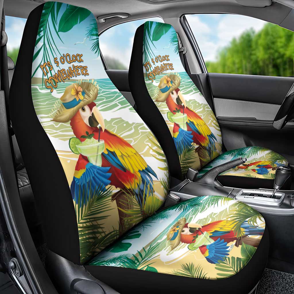 Aloha Hawaii It's 5 o'clock Somewhere Car Seat Cover - Polynesian Pride