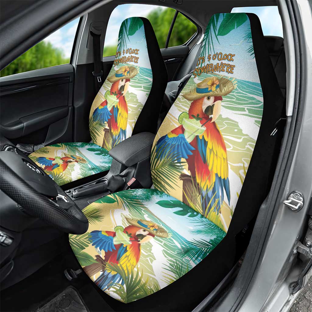 Aloha Hawaii It's 5 o'clock Somewhere Car Seat Cover - Polynesian Pride