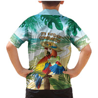 Aloha Hawaii It's 5 o'clock Somewhere Family Matching Mermaid Dress and Hawaiian Shirt - Polynesian Pride