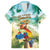 Aloha Hawaii It's 5 o'clock Somewhere Family Matching Off The Shoulder Long Sleeve Dress and Hawaiian Shirt - Polynesian Pride