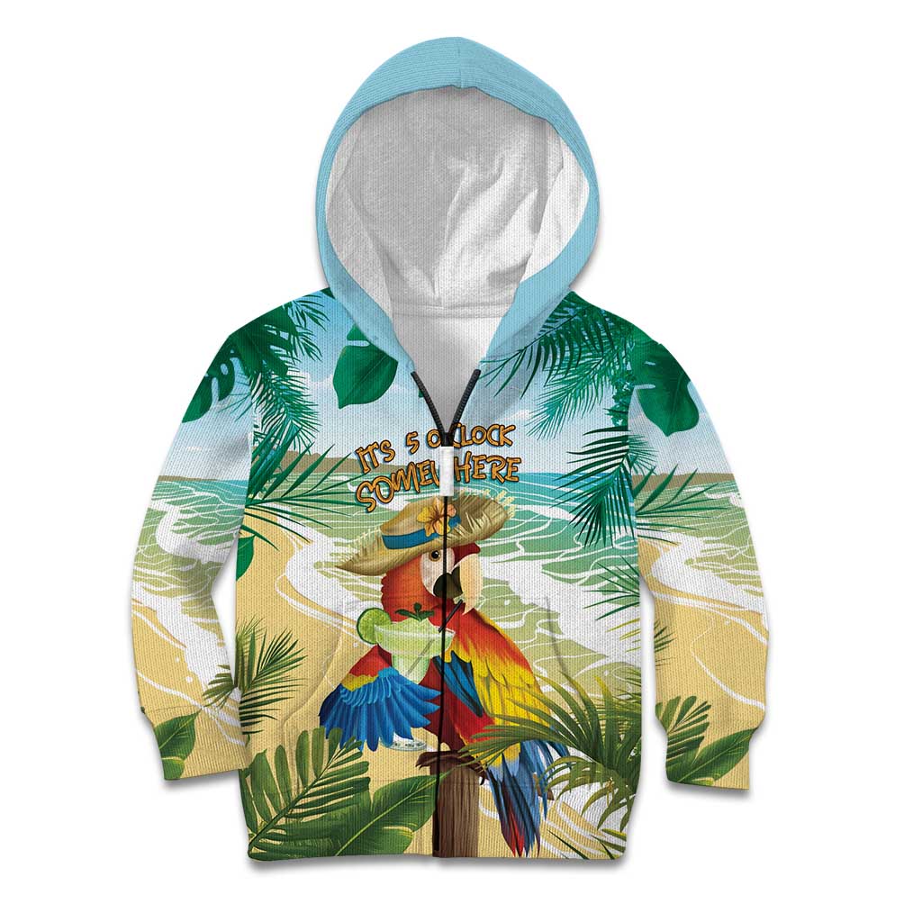 Aloha Hawaii It's 5 o'clock Somewhere Kid Hoodie - Polynesian Pride