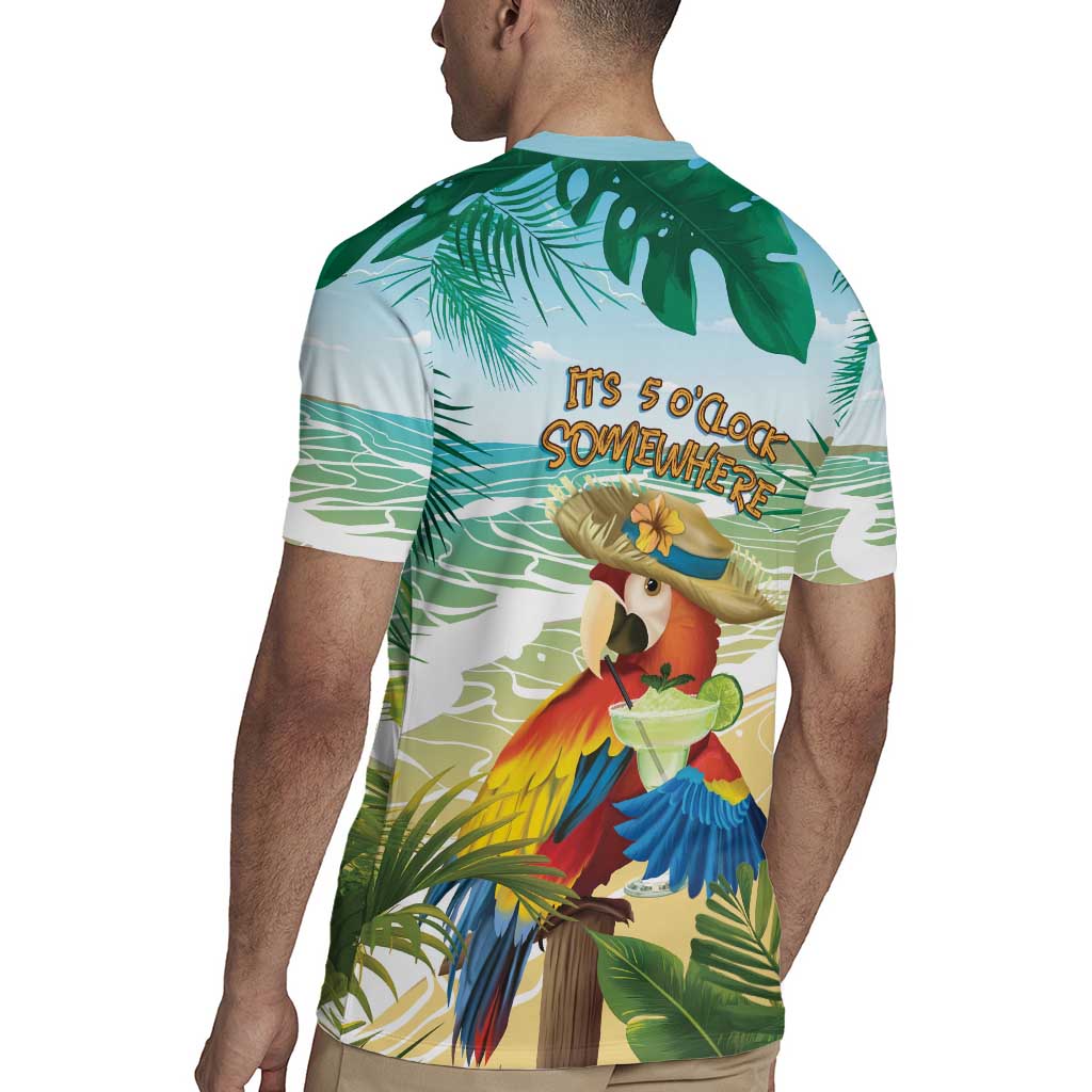 Aloha Hawaii It's 5 o'clock Somewhere Rugby Jersey - Polynesian Pride