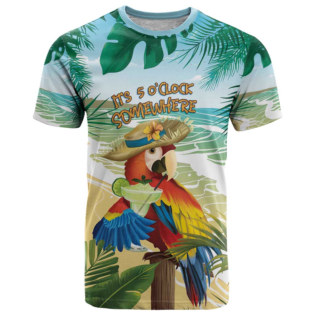 Aloha Hawaii It's 5 o'clock Somewhere T Shirt - Polynesian Pride