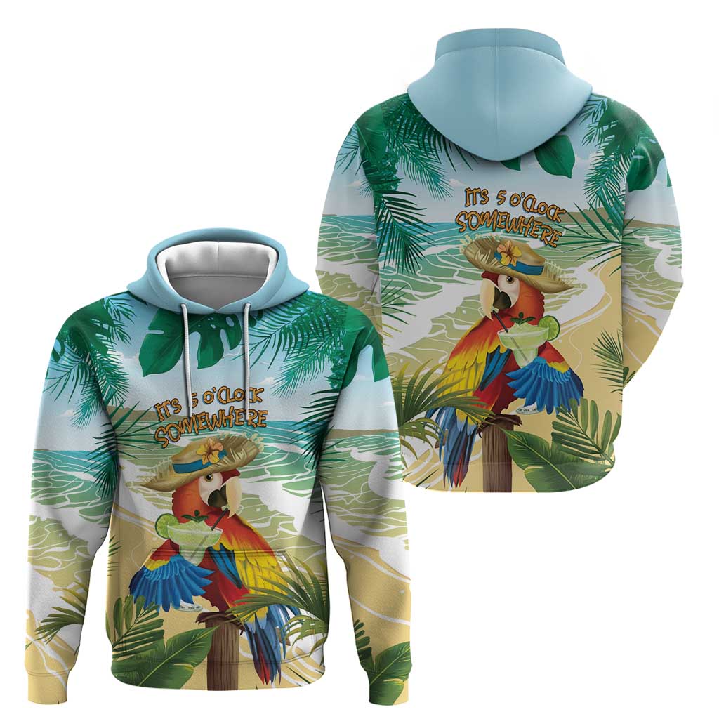 Aloha Hawaii It's 5 o'clock Somewhere Zip Hoodie - Polynesian Pride