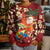 Crimson Red Tropical Christmas Hawaii Tapa Kid Ugly Christmas Sweater Aloha Santa Drink Party - Polynesian Pride