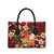 Crimson Red Tropical Christmas Hawaii Tapa Leather Bag Aloha Santa Drink Party - Polynesian Pride