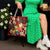 Crimson Red Tropical Christmas Hawaii Tapa Tote Bag Aloha Santa Drink Party - Polynesian Pride