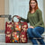 Crimson Red Tropical Christmas Hawaii Tapa Travel Bag Aloha Santa Drink Party - Polynesian Pride