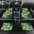 Moss Green Tropical Christmas Hawaii Tapa Car Mats Aloha Santa Drink Party - Polynesian Pride