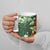 Moss Green Tropical Christmas Hawaii Tapa Ceramic Mug Aloha Santa Drink Party - Polynesian Pride
