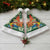 Moss Green Tropical Christmas Hawaii Tapa Christmas Santa Hat Aloha Santa Drink Party - Polynesian Pride