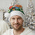 Moss Green Tropical Christmas Hawaii Tapa Christmas Santa Hat Aloha Santa Drink Party - Polynesian Pride