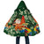 Moss Green Tropical Christmas Hawaii Tapa Cloak Aloha Santa Drink Party - Polynesian Pride