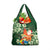 Moss Green Tropical Christmas Hawaii Tapa Grocery Bag Aloha Santa Drink Party - Polynesian Pride