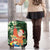 Moss Green Tropical Christmas Hawaii Tapa Luggage Cover Aloha Santa Drink Party - Polynesian Pride