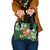 Moss Green Tropical Christmas Hawaii Tapa Shoulder Handbag Aloha Santa Drink Party - Polynesian Pride