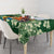 Moss Green Tropical Christmas Hawaii Tapa Tablecloth Aloha Santa Drink Party - Polynesian Pride