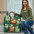 Moss Green Tropical Christmas Hawaii Tapa Travel Bag Aloha Santa Drink Party - Polynesian Pride