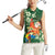 Moss Green Tropical Christmas Hawaii Tapa Women Sleeveless Polo Shirt Aloha Santa Drink Party - Polynesian Pride