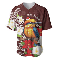 Felis Pasgua Guam Baseball Jersey Christmas Sihek Kingfisher with Guasali LT7 Crimson - Polynesian Pride