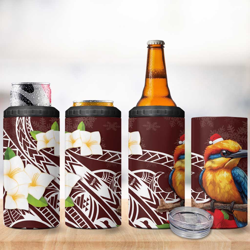 Felis Pasgua Guam 4 in 1 Can Cooler Tumbler Christmas Sihek Kingfisher with Guasali