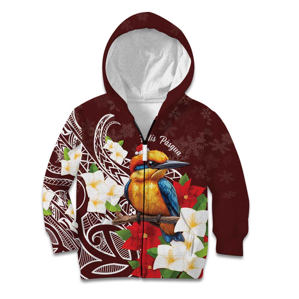 Felis Pasgua Guam Kid Hoodie Christmas Sihek Kingfisher with Guasali