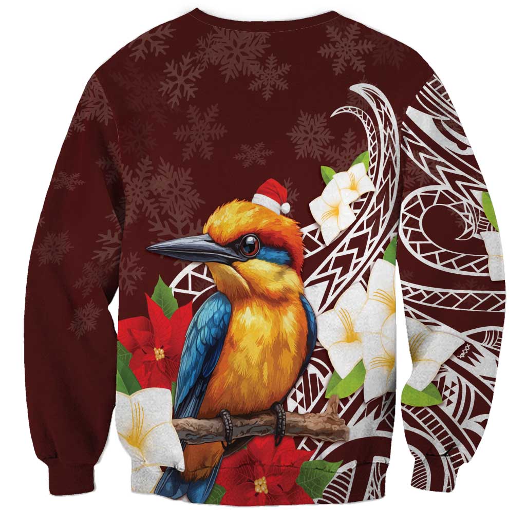 Felis Pasgua Guam Sweatshirt Christmas Sihek Kingfisher with Guasali