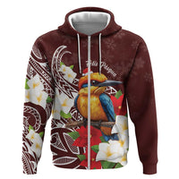 Felis Pasgua Guam Zip Hoodie Christmas Sihek Kingfisher with Guasali