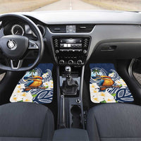 Hafa Adai Guam Car Mats Sihek Guam Kingfisher with Guasali