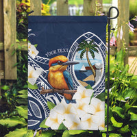 Hafa Adai Guam Garden Flag Sihek Guam Kingfisher with Guasali