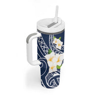 Hafa Adai Guam Tumbler With Handle Sihek Guam Kingfisher with Guasali LT7