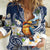 Hafa Adai Guam Women Casual Shirt Sihek Guam Kingfisher with Guasali