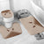 Aloha Hawaii Cowboys Paniolo Bathroom Set Beige Palaka - Polynesian Pride