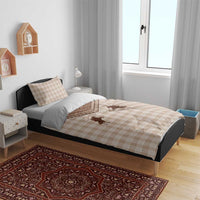 Aloha Hawaii Cowboys Paniolo Bedding Set Beige Palaka - Polynesian Pride