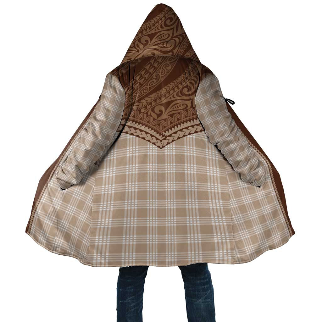 Aloha Hawaii Cowboys Paniolo Cloak Beige Palaka - Polynesian Pride