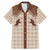 Aloha Hawaii Cowboys Paniolo Family Matching Mermaid Dress and Hawaiian Shirt Beige Palaka - Polynesian Pride
