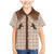 Aloha Hawaii Cowboys Paniolo Family Matching Mermaid Dress and Hawaiian Shirt Beige Palaka - Polynesian Pride