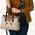 Aloha Hawaii Cowboys Paniolo Leather Bag Beige Palaka - Polynesian Pride